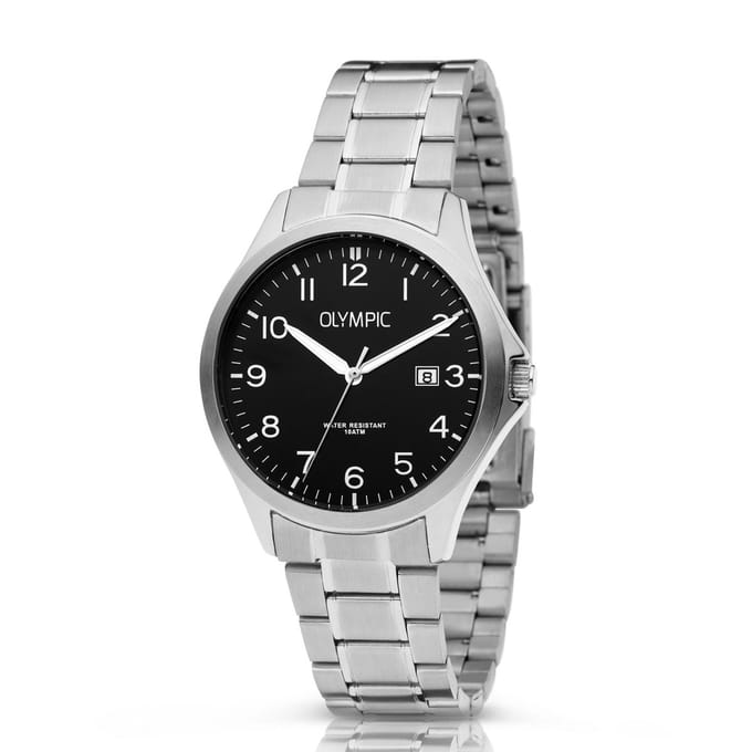Olympic OL72HSS246 ROBIN - Horloge - Staal - Zilverkleurig - 40mm