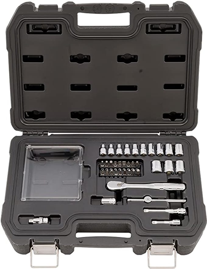 DeWALT DWMT19238-1 Serie - Dopsleutelset - 37 Elementen - DirectTorque Technologie - 72 Tands Ratelsleutel - Staal