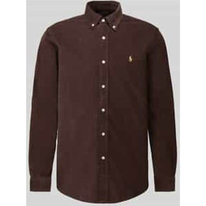 Custom fit vrijetijdsoverhemd van puur katoen