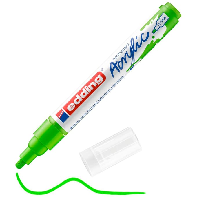 edding 5100 Acrylic "Acrylmarker - Medium" - Geelgroen