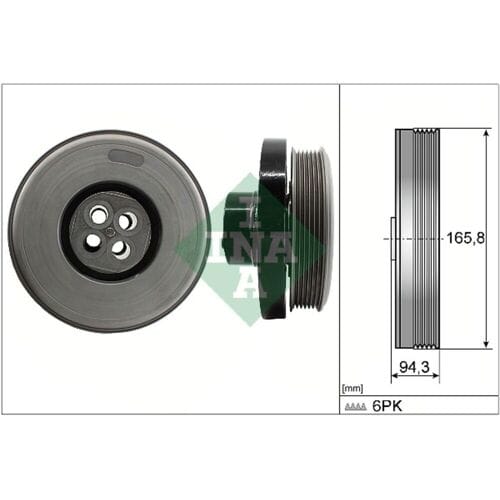 Schaeffler Ina Riemschijf, krukas INA 544 0602 10