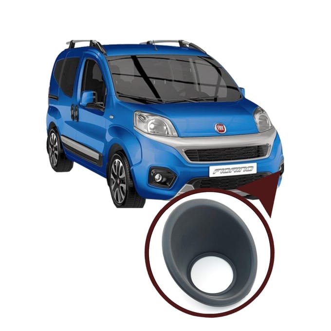 BSP978-1 Mistlamp Omlijsting Frame Behuizing 7452TK Links Zwart voor Fiat Fiorino Qubo Nemo Bipper