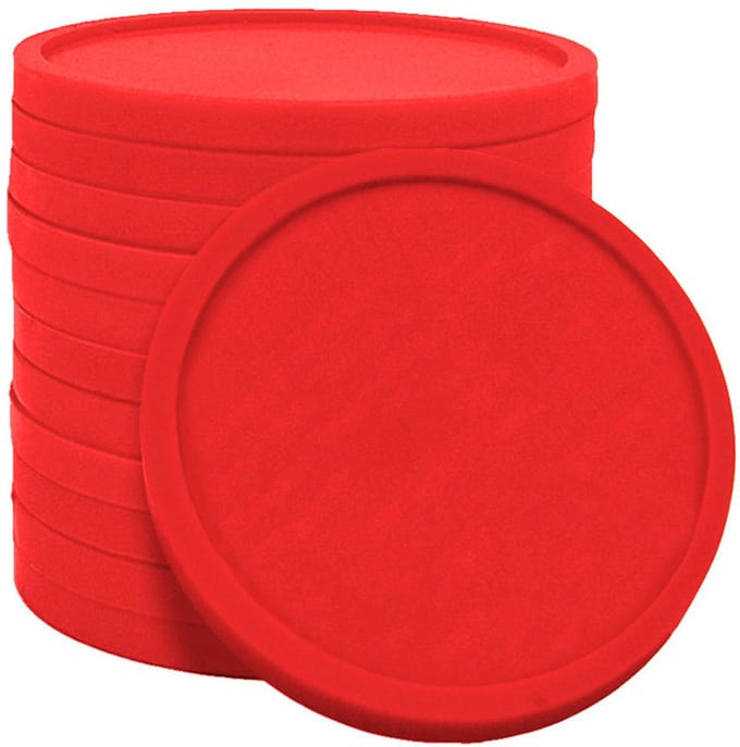 CombiCraft blanco winkelwagenmunt €2 formaat - Rood