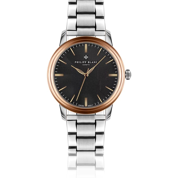 Zilveren horloge Philipp Blanc Zurich