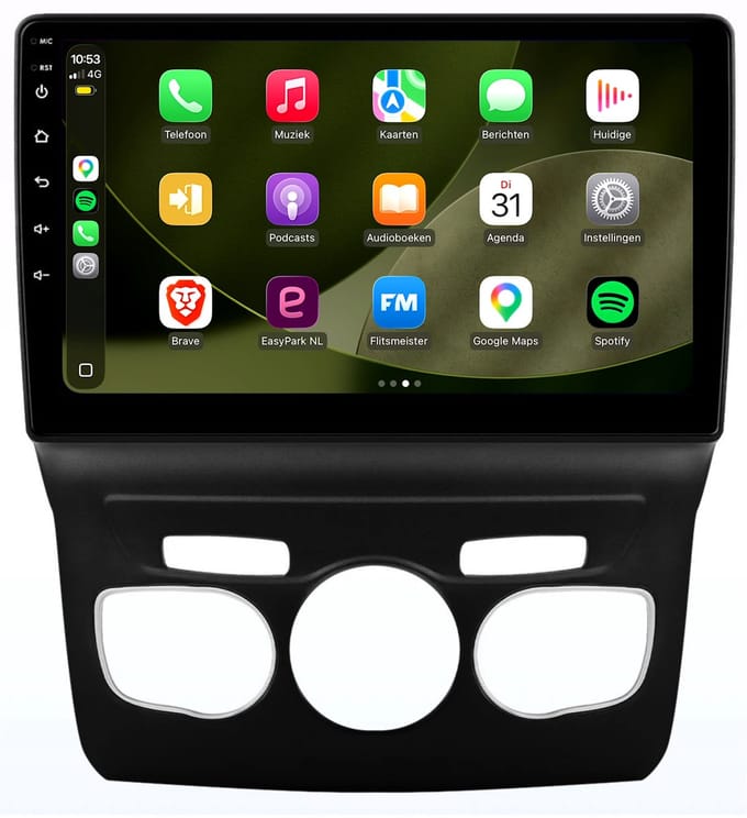 Carplay autoradio geschikt voor Citroën C4 | 2010 t/m 2018 | Android 13 | Draadloos Apple Carplay & Android Auto | 2GB + 32GB | 8-Core processor | Davilon | 2025 model | 2010 2011 2012 2013 2014 2015 2016 2017 2018 | Bluetooth & Wifi