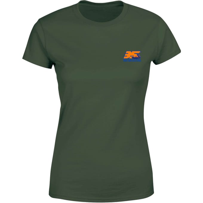 Back To The Future 35 Hill Valley Front Women's T-Shirt - Green - S
