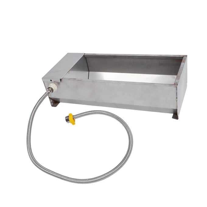 Automatische Veedrinkbak RVS Grote Capaciteit Zelfvullend Dierdrinkwater gray
