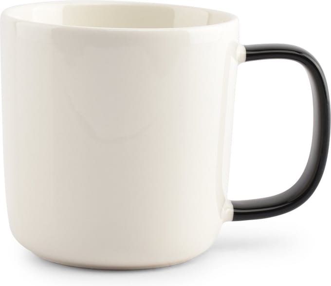 ONA Beker 37cl wit/zwart Mae