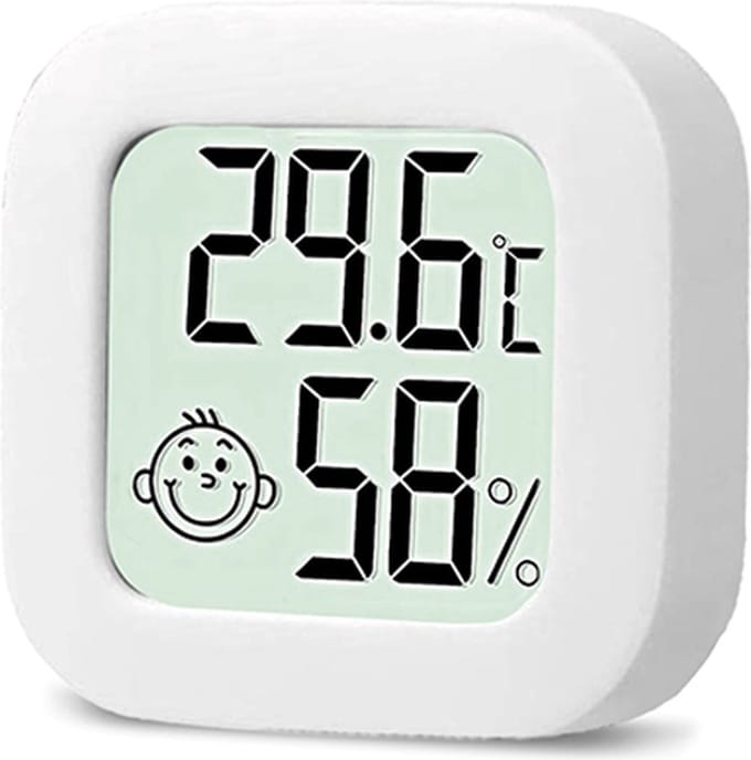 New Age Devi - Hygrometer - Weerstation - Luchtvochtigheidsmeter - Thermometer voor Binnen - 2 Stuks
