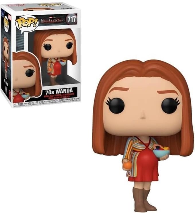 Funko WandaVision - POP! TV Wanda (70s) 9 cm Verzamelfiguur - Multicolours