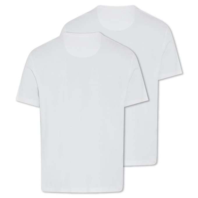 BRAX Heren T-Shirt regular fit Wit S Ronde Hals Volwassenen