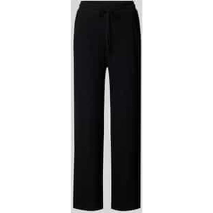 Wide leg joggingbroek van modalmix