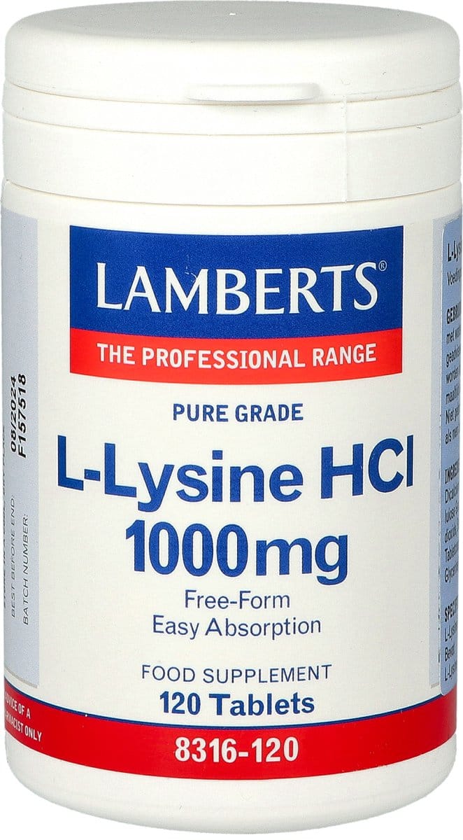 Lamberts L-Lysine 1000mg 120 Tabletten