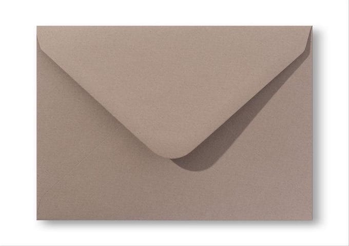 Envelop Vintage  11 x 15,6 cm Zandbruin 60 stuks