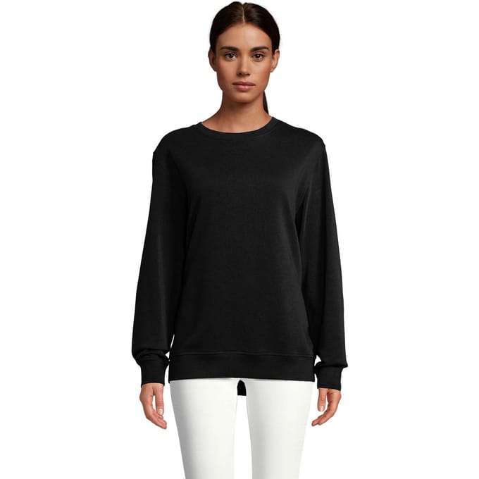 SOLS Uniseks Comet Sweatshirt voor volwassenen (Zwart)