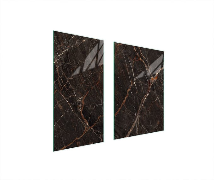 TMK ArtDeko - Snijplank - Glas - 75x52cm - Marble Print