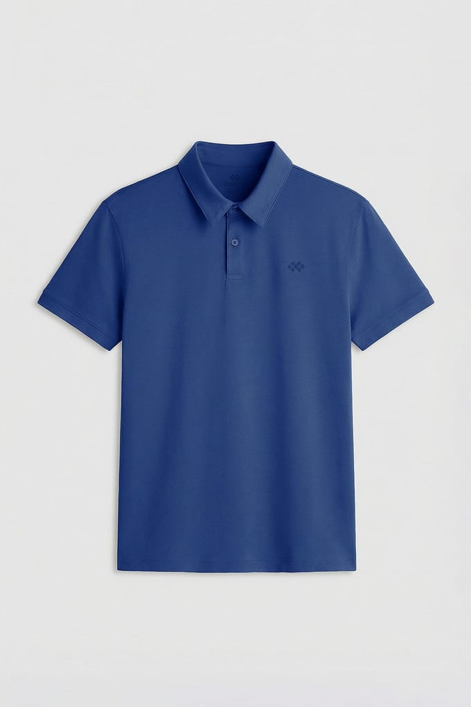 Heren Katoenen Elastaan Polo T-Shirt