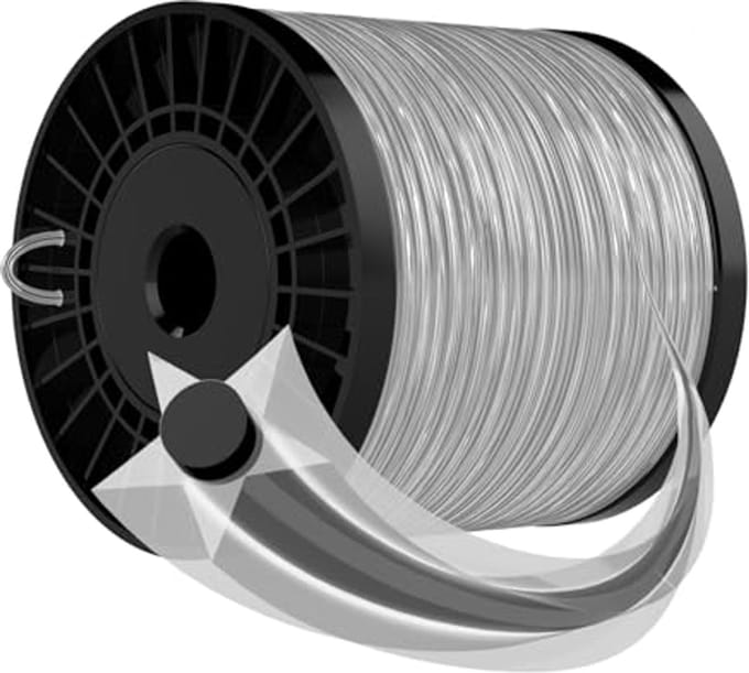 Zweedse Gras Trimmer Draad 2.4mm - 100m - Heavy Duty Nylon Tata
