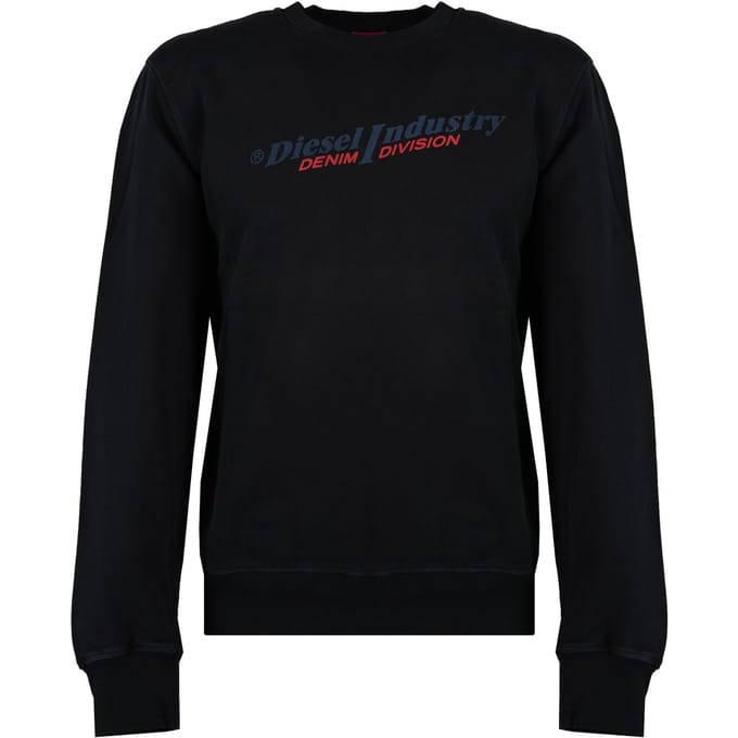 Diesel blouse C-Neck Mannen zwart
