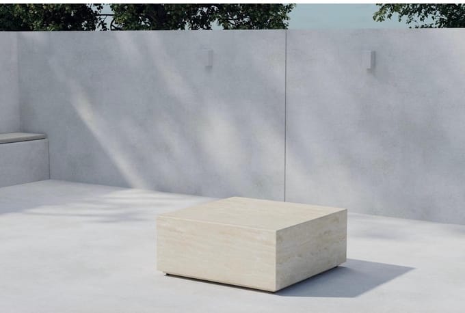 Svea - Maxwell bijzettafel 80x80x35 cm - beige
