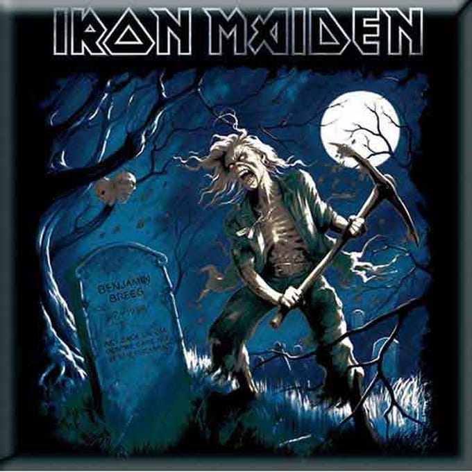 Iron Maiden - Benjamin Breeg - Koelkast Magneet - 7.5 x 7.5 cm
