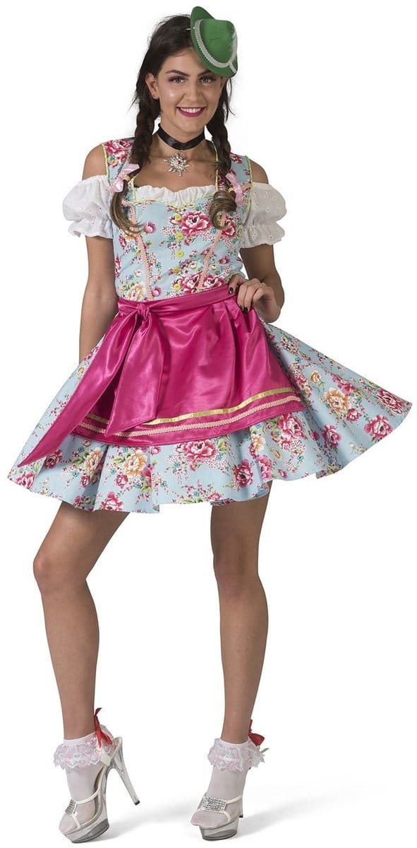 Tiroler jurkje Flower Hilda - Maat 44/46