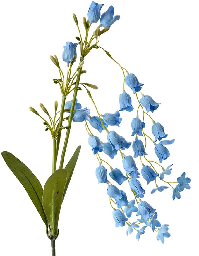 Clayre & Eef Kunstbloem 80 cm Blauw Kunststof