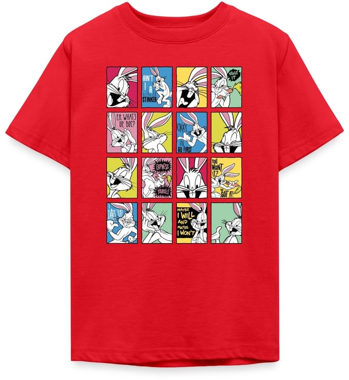 Looney Tunes Bugs Bunny Tiles T-Shirt Tiener