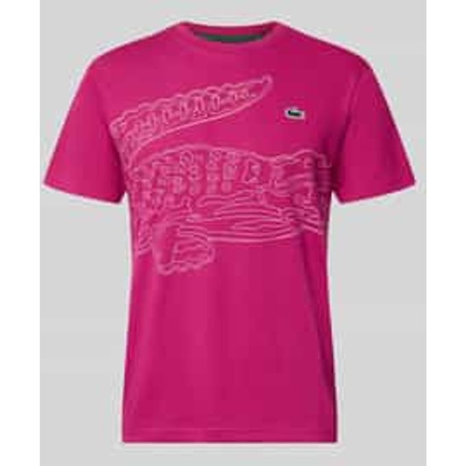 Regular fit sport-t-shirt van katoenmix
