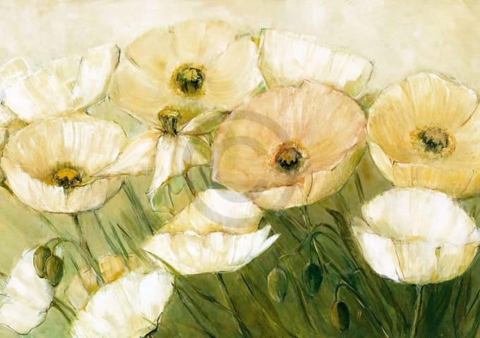 Kunstdruk Elisabeth Krobs - Tender Poppies 29,7x21cm