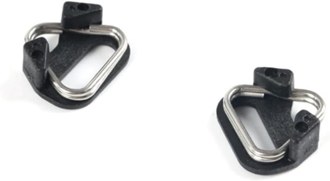 Camera Bevestigingshaak - Adapter Riemring - Camera Beveiligen - Verstelbare RVS - 10 Stuks - Zwart