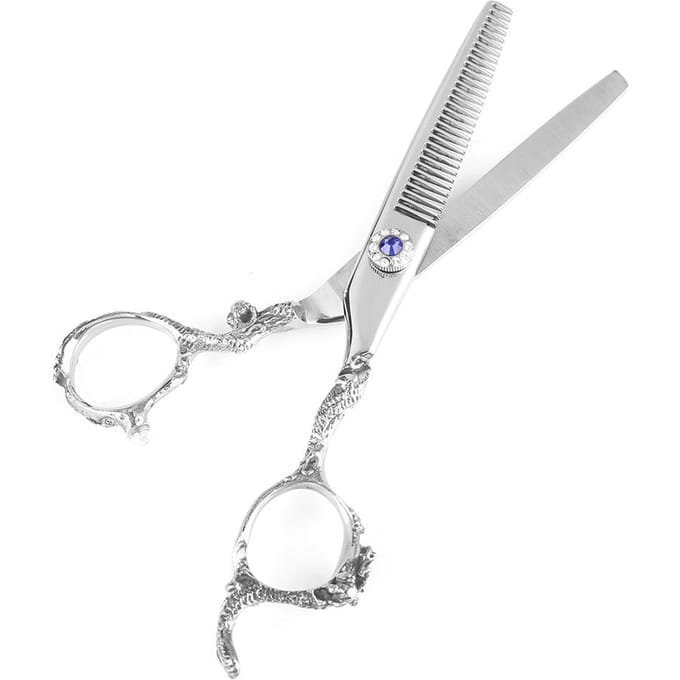 Professionele Kapschaar Uitdunschaar Salon Kapper Kappersschaar #04 tooth scissors zilver