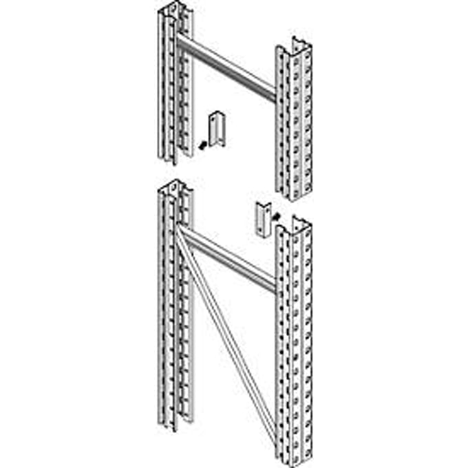 Zijdelingse beveiliging, voor framediepte 1110 mm, steunbreedte 75 mm