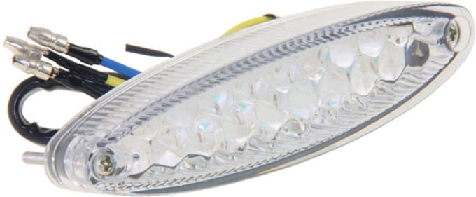 Achterlicht TNT Space 15 Leds Rood / Transparant Universeel