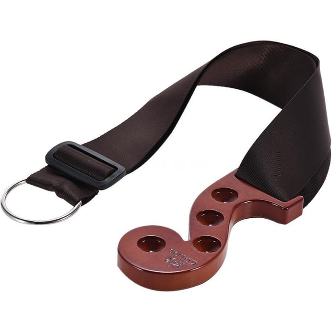 Massief houten cello eindpen antislip stop houder rust anker bescherm pad rode houtkleur rood