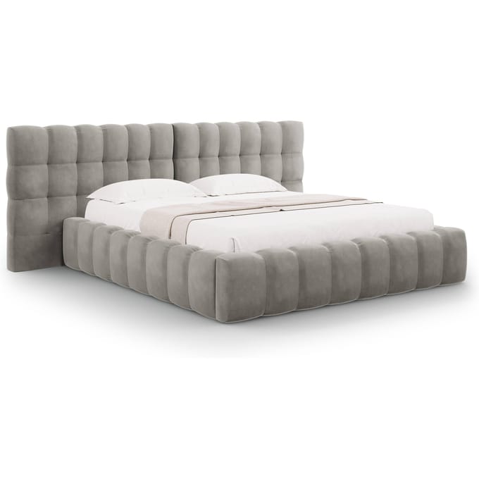 Bed frame Bali velvet met opbergruimte 200 x 200 cm | Cosmopolitan Design