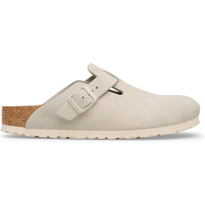 Birkenstock Boston Suède Slippers Senior