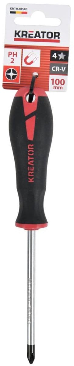 Kreator Schroevendraaier KRTH20503 - Schroevendraaier phillips 100mm, PH2