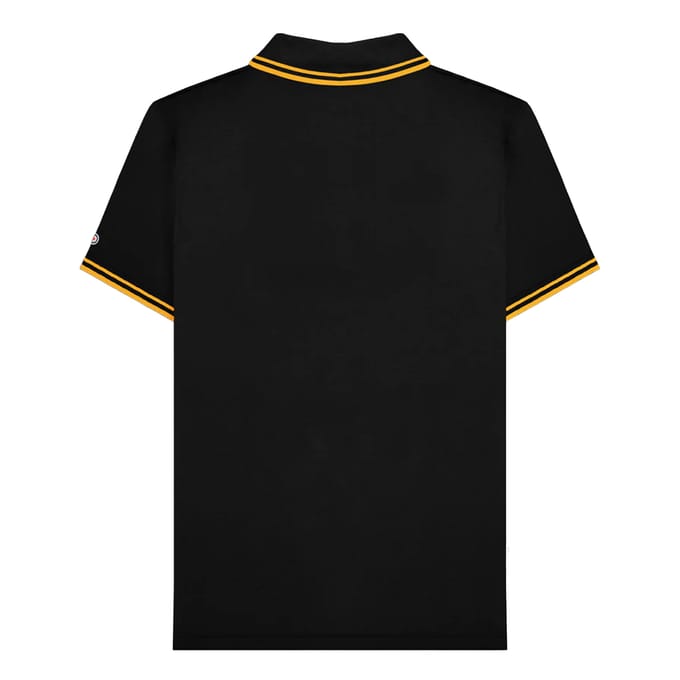 Lambretta Heren SS25 Twin Tip Poloshirt S goud/zwart