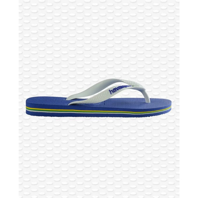 Havaianas Brasil logo Slippers - Blauw