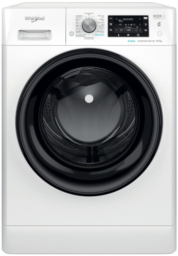 Whirlpool FFD 10489E BV BE - Wasmachine - Voorbelading - 10 kg - 1400 RPM - Wit