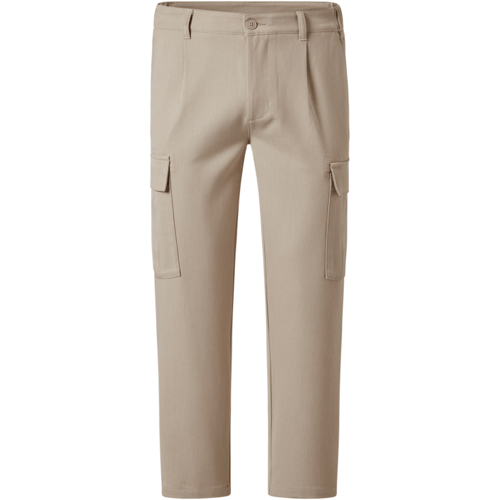 ESMARA MEN Heren cargobroek (Beige, M)