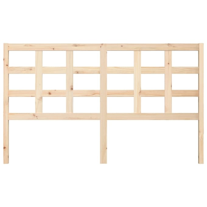 vidaXL Hoofdbord 165,5x4x100 cm massief grenenhout
