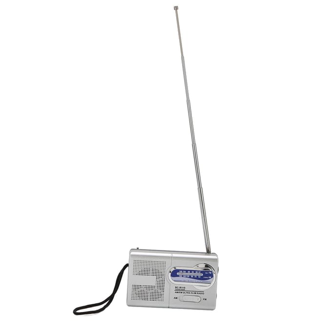 Draagbare Radio Multifunctioneel Ingebouwde Luidspreker AM FM Transistorradio met Koptelefoonaansluiting voor Reizen