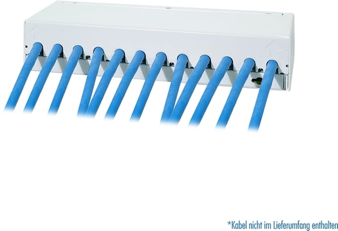LOGILINK Patchpanel NK4093 12Poort incl. 12 CAT6A Modules