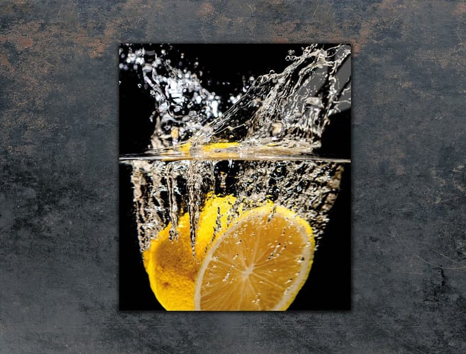 TMK ArtDeko - Snijplank - Glas - 45x52 cm - Citroenontwerp
