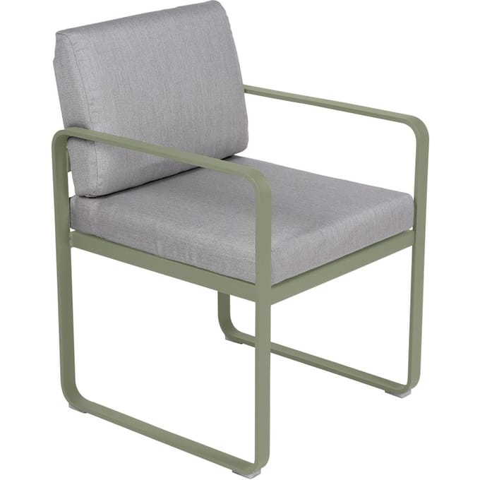 Fermob BELLEVIE fauteuil voor de eethoek - 82 cactus mat - 79 Flanelgrijs