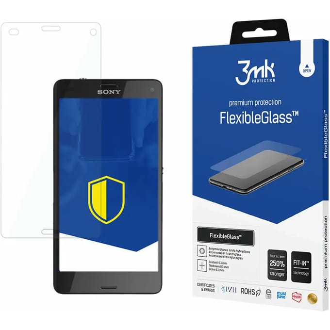 Hybride glas 3MK Sony Xperia Z3 Compact D5803 - FlexibeGlass™