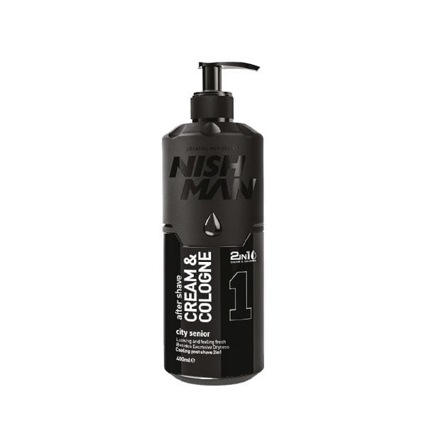 Nishman After Shave Crème Eau de Cologne 01 City Senior Crème Na het Scheren 400ml