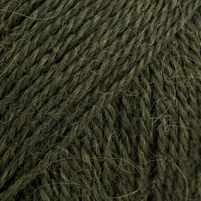 DROPS Alpaca Uni Colour - 7895 donkergroen - Wol Garen